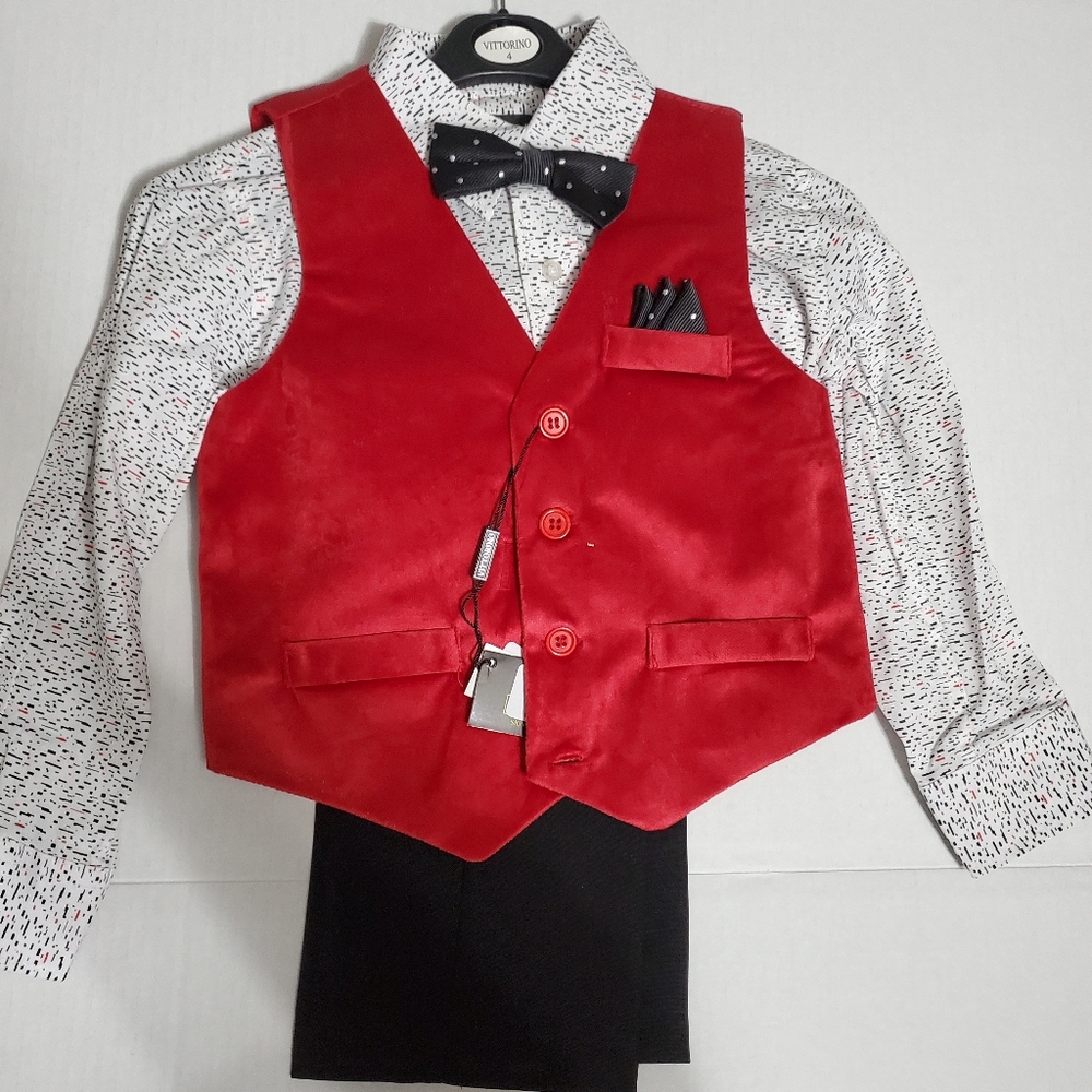 4-piece Toddler Boys Suit
